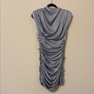 NWT ARITZIA-Babaton - Grey Lavander HASEK Ruched Dress